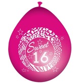 Sweet 16 ballonnen (8 st)
