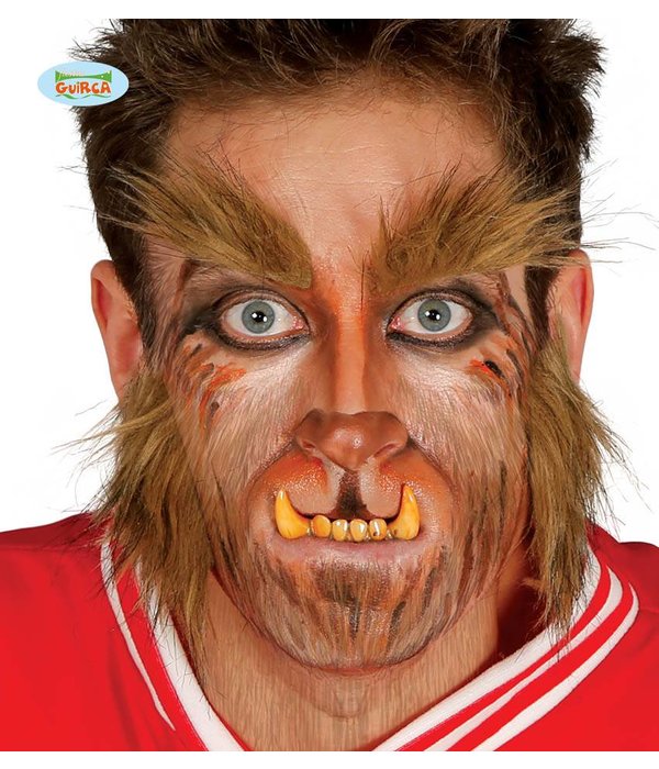 Wolf Gezichtshaar Set