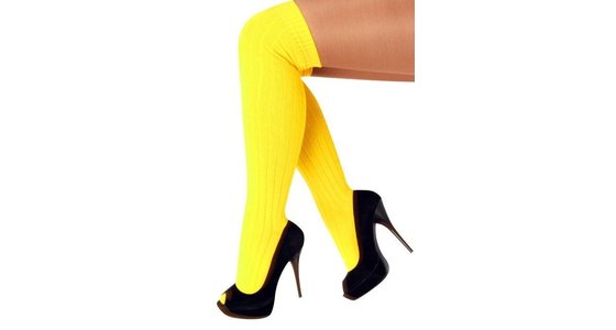 Gele legging - panty - kousen