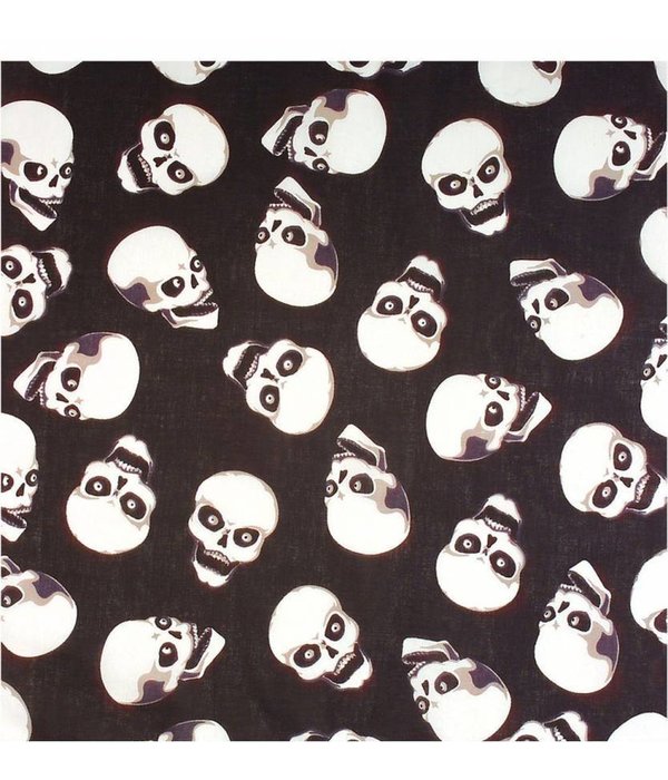 Piraten zakdoek bandana doodskop