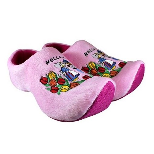 Klompsloffen roze boer/boerin