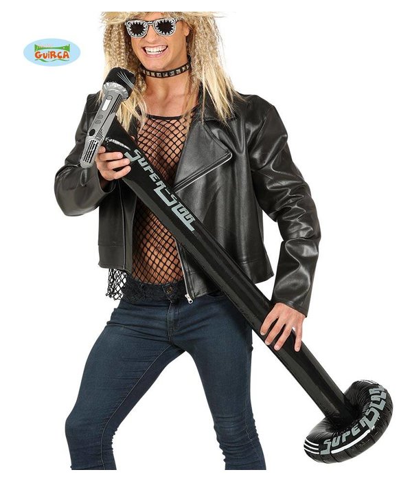 Opblaasbaar Microfoon met standaard 115cm