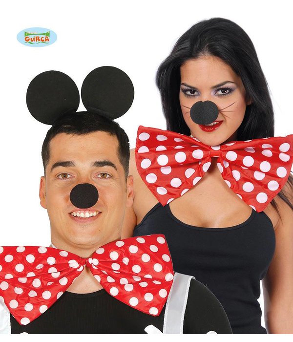 Strik Rood Wit Mouse