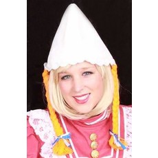 Boerinnenkapje met oranje vlechten