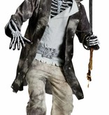 Complete piraat skelet outfit