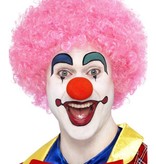 Crazy krulpruik roze