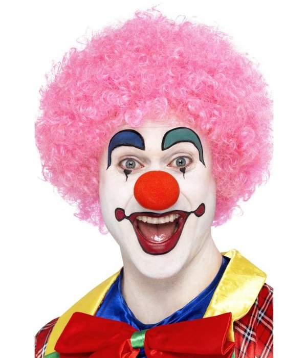 Crazy krulpruik roze