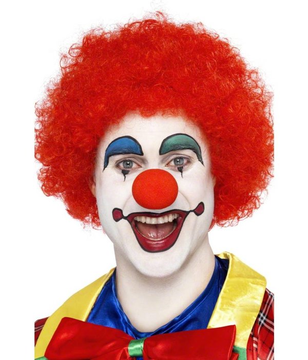 Crazy krulpruik rood