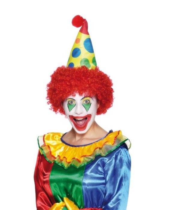 Clownshoed met pruik