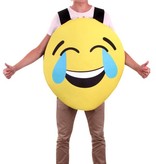 Emoticon smiley lachend kostuum