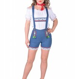 Tiroler hotpants dames lederhose