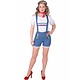 Tiroler hotpants dames lederhose