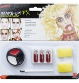 Zombie make up set met bloedcapsules
