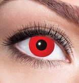 Kleurlenzen Duivel rood