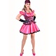 Piraten jurk sexy pink