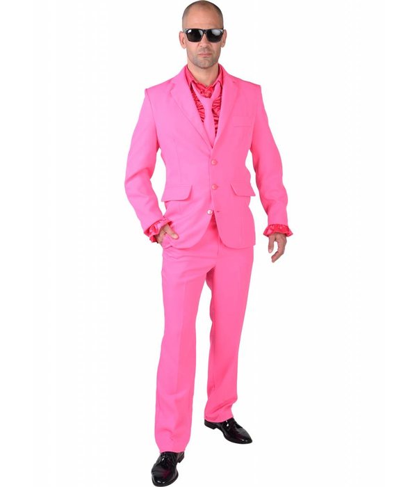 Pink kostuum man blues