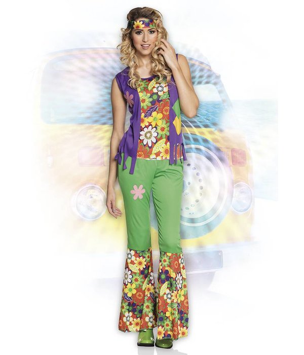 Hippie kostuum dame woodstock
