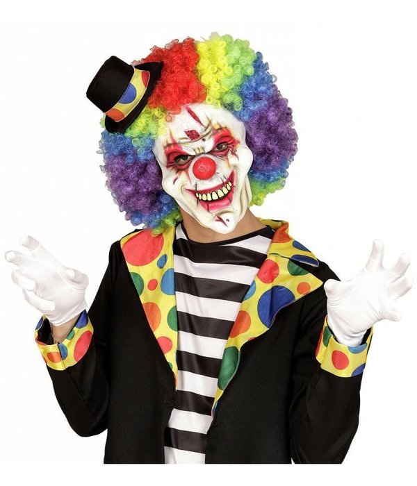 Halfgezicht masker killer clown