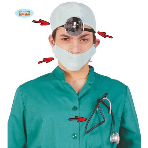 Chirurgen-doktersset 4-delig