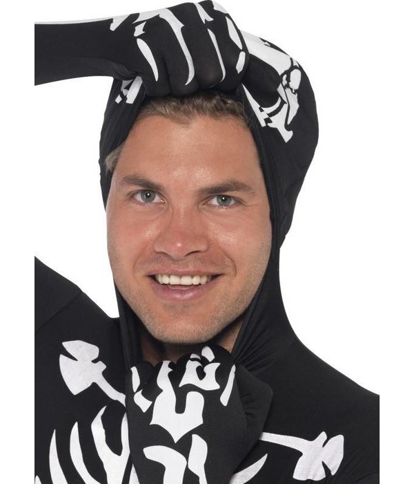 Second skin pak skelet glow in dark