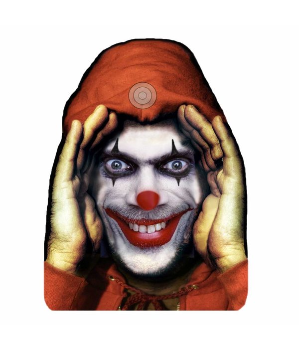 Scary Peeper clown cling