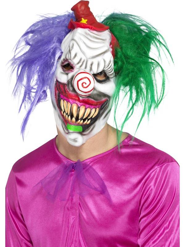 Imperialisme plug Viool Crazy color killer clown masker - Feestbazaar.nl