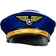 Blauwe pilotenpet