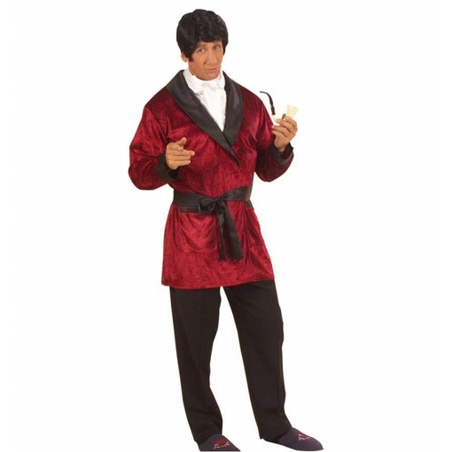 Playboy kostuum Hefner rood