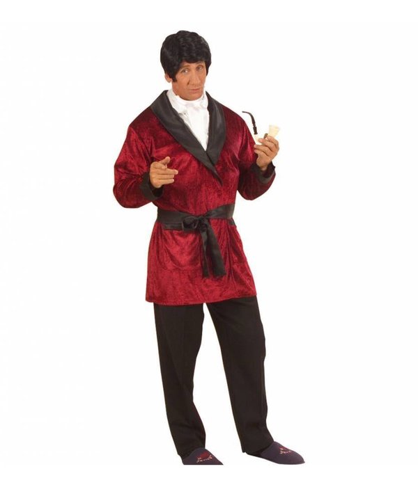 Playboy kostuum Hefner rood