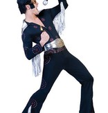 Elvis kostuum zwart man