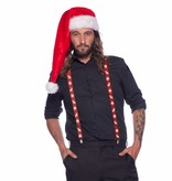 Kerst bretels rendier rood