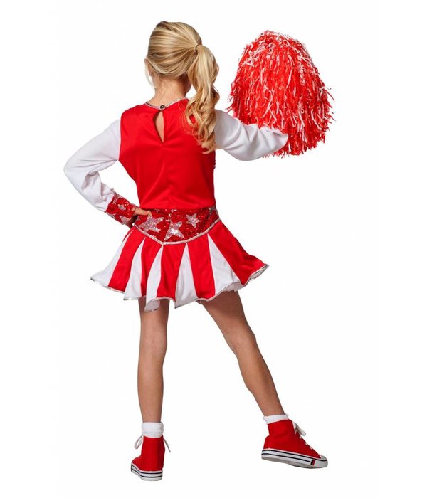 Cheerleader Jurk Kind Rood