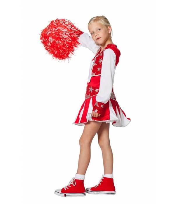 Cheerleader Jurk Kind Rood