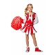 Cheerleader Jurk Kind Rood