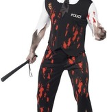 Zombie Politieagent kostuum
