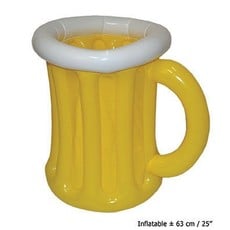 Bierglas opblaasbaar 63cm