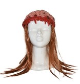 Pruik met hersenen Halloween