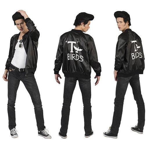 Rock and Roll T-Bird jas zwart