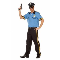 Politie carnavalskostuum man