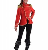 Circus dame uniform jas rood