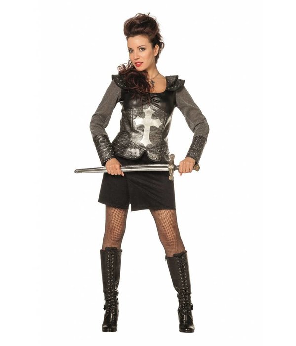 Ridder dame jurk grijs