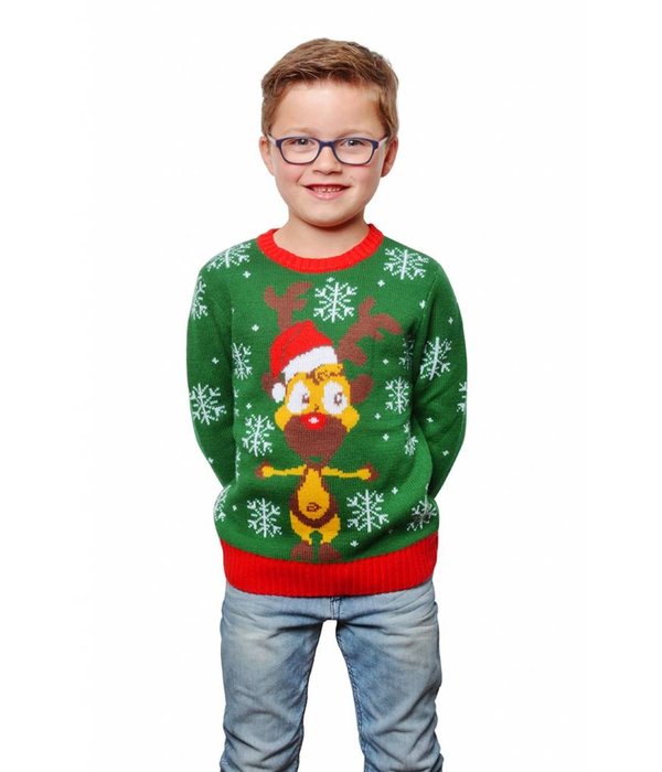 Grappige trui voor kerst kinderen