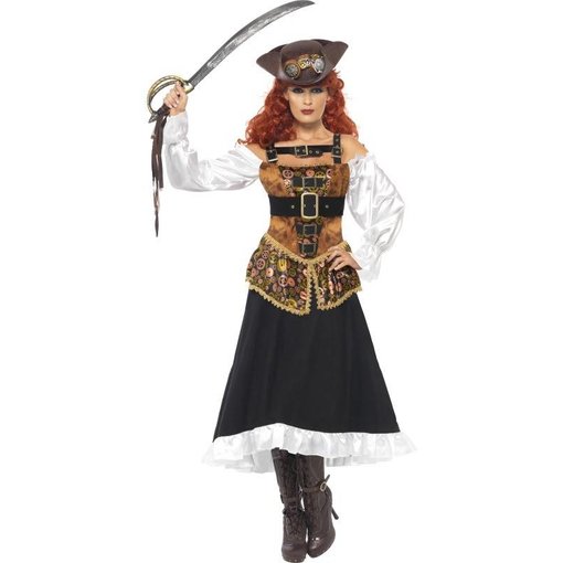 Steampunk Pirate Wench kostuum