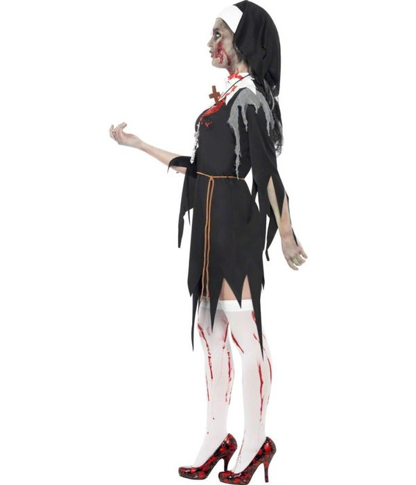 Zombie nonnen kostuum