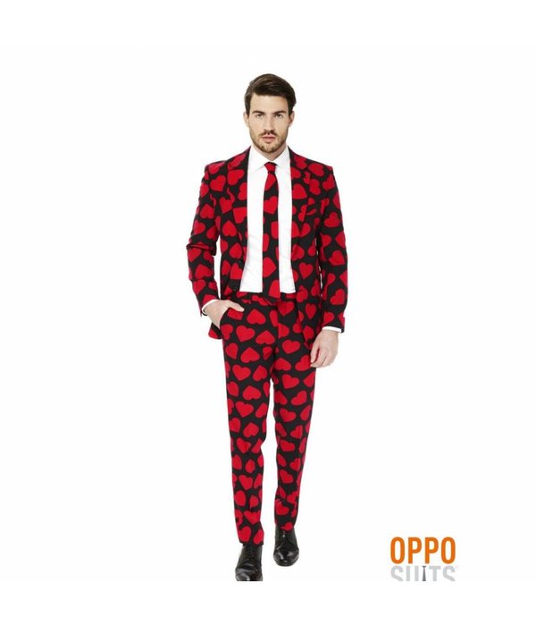 King Of Hearts Opposuit kostuum man