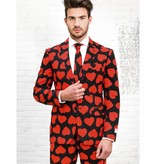King Of Hearts Opposuit kostuum man