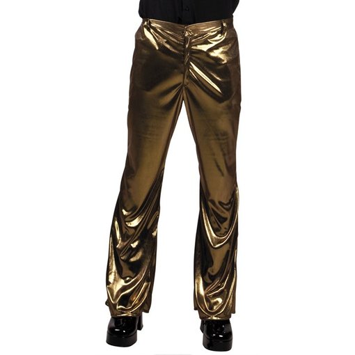 Disco broek goud