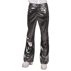 Disco broek zilver