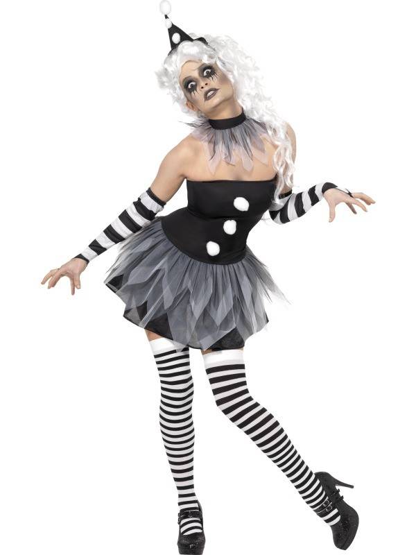 Verbazingwekkend Enge Pierrot kostuum - Feestbazaar.nl VZ-03