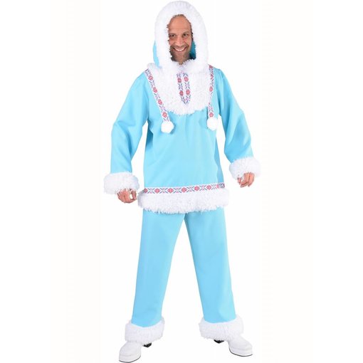 Eskimo kostuum Ice-Blue man